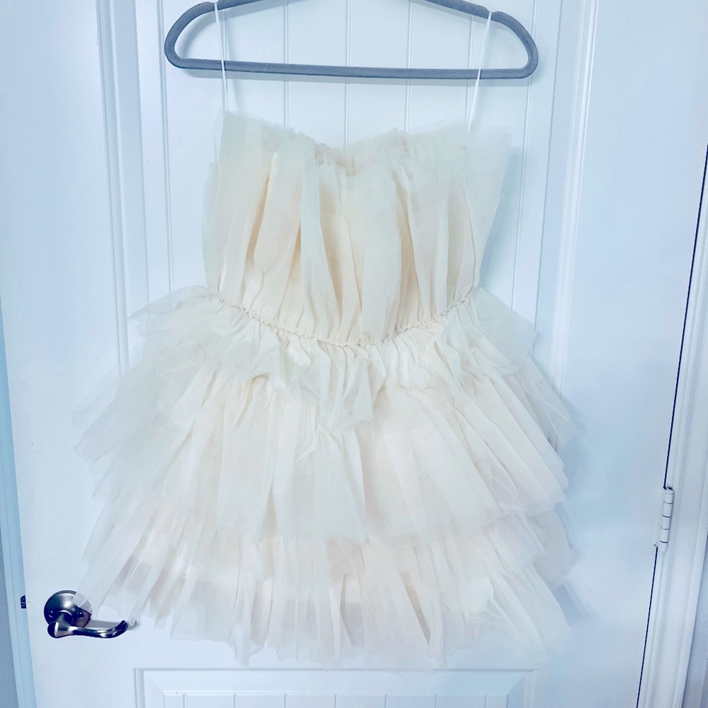 VICI white/cream tulle mini woman’s dress